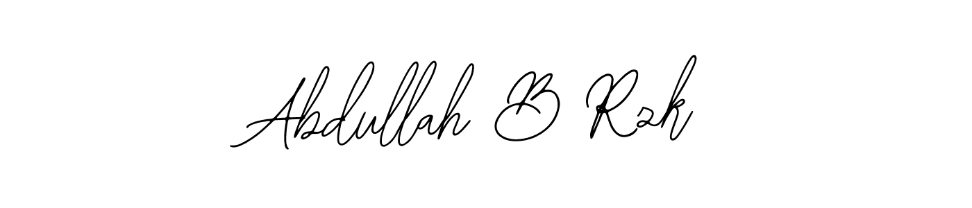 Make a beautiful signature design for name Abdullah B Rzk. With this signature (Bearetta-2O07w) style, you can create a handwritten signature for free. Abdullah B Rzk signature style 12 images and pictures png