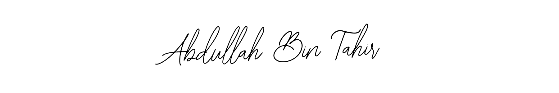 if you are searching for the best signature style for your name Abdullah Bin Tahir. so please give up your signature search. here we have designed multiple signature styles  using Bearetta-2O07w. Abdullah Bin Tahir signature style 12 images and pictures png