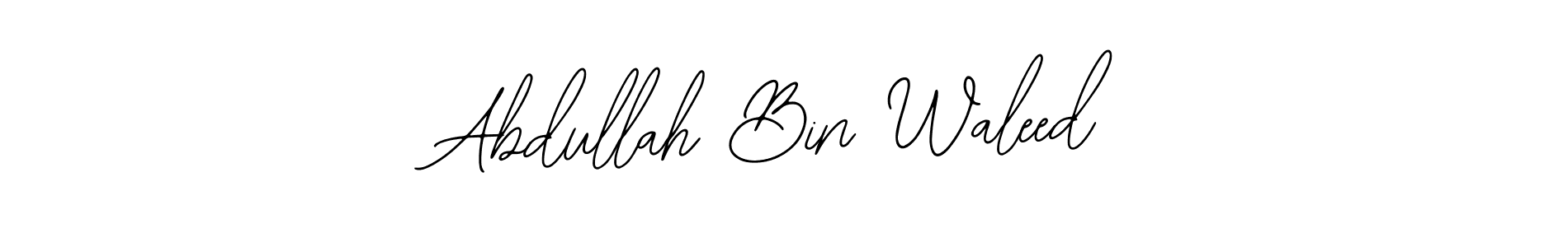 Similarly Bearetta-2O07w is the best handwritten signature design. Signature creator online .You can use it as an online autograph creator for name Abdullah Bin Waleed. Abdullah Bin Waleed signature style 12 images and pictures png