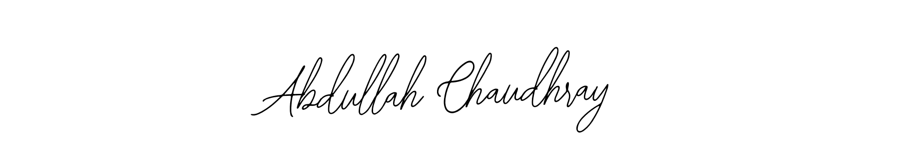 The best way (Bearetta-2O07w) to make a short signature is to pick only two or three words in your name. The name Abdullah Chaudhray include a total of six letters. For converting this name. Abdullah Chaudhray signature style 12 images and pictures png