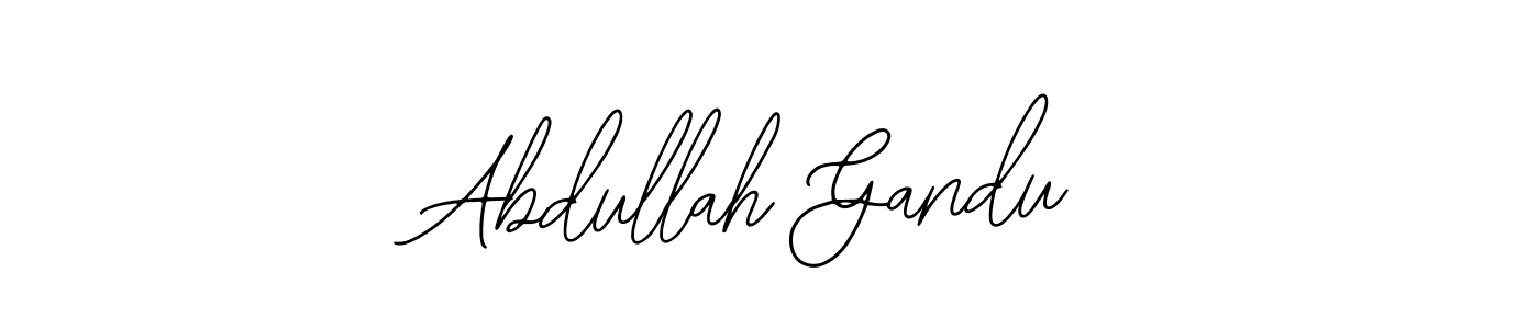 Create a beautiful signature design for name Abdullah Gandu. With this signature (Bearetta-2O07w) fonts, you can make a handwritten signature for free. Abdullah Gandu signature style 12 images and pictures png