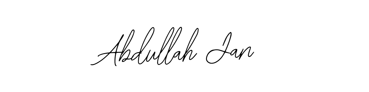 if you are searching for the best signature style for your name Abdullah Jan. so please give up your signature search. here we have designed multiple signature styles  using Bearetta-2O07w. Abdullah Jan signature style 12 images and pictures png
