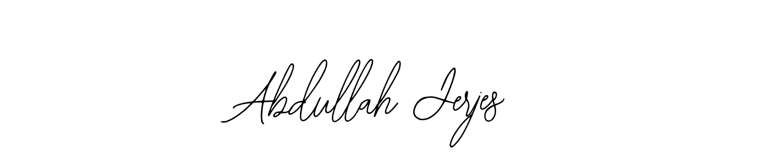 Make a beautiful signature design for name Abdullah Jerjes. With this signature (Bearetta-2O07w) style, you can create a handwritten signature for free. Abdullah Jerjes signature style 12 images and pictures png