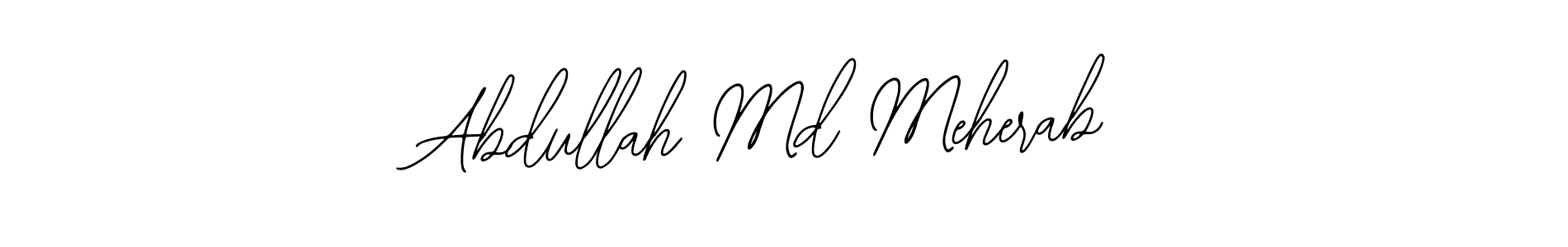 Also we have Abdullah Md Meherab name is the best signature style. Create professional handwritten signature collection using Bearetta-2O07w autograph style. Abdullah Md Meherab signature style 12 images and pictures png