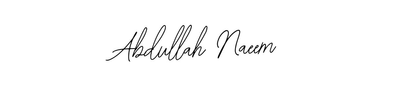 Use a signature maker to create a handwritten signature online. With this signature software, you can design (Bearetta-2O07w) your own signature for name Abdullah Naeem. Abdullah Naeem signature style 12 images and pictures png