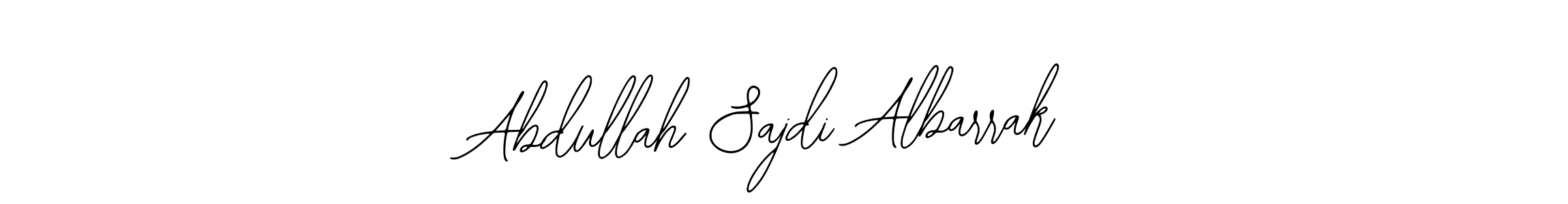 Design your own signature with our free online signature maker. With this signature software, you can create a handwritten (Bearetta-2O07w) signature for name Abdullah Sajdi Albarrak. Abdullah Sajdi Albarrak signature style 12 images and pictures png