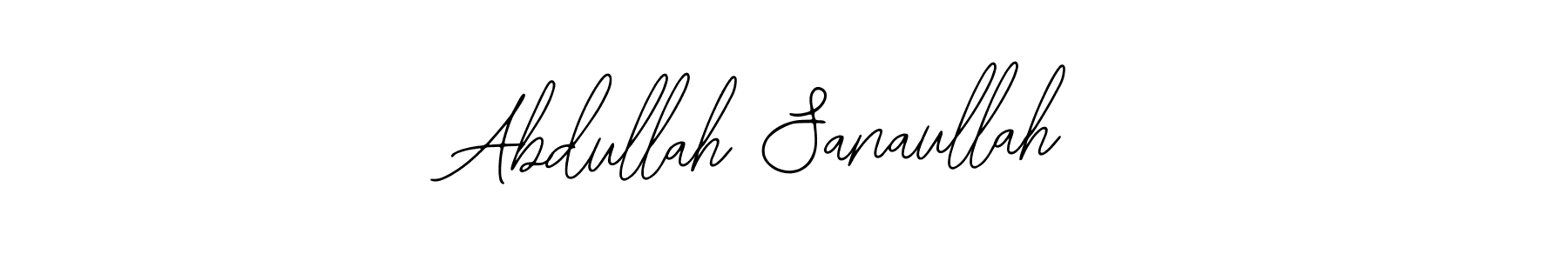 Make a beautiful signature design for name Abdullah Sanaullah. With this signature (Bearetta-2O07w) style, you can create a handwritten signature for free. Abdullah Sanaullah signature style 12 images and pictures png