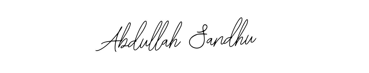 Abdullah Sandhu stylish signature style. Best Handwritten Sign (Bearetta-2O07w) for my name. Handwritten Signature Collection Ideas for my name Abdullah Sandhu. Abdullah Sandhu signature style 12 images and pictures png