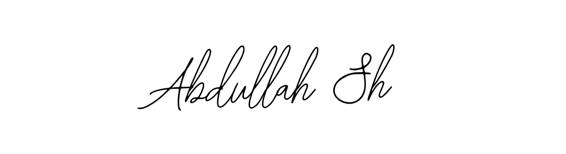 This is the best signature style for the Abdullah Sh name. Also you like these signature font (Bearetta-2O07w). Mix name signature. Abdullah Sh signature style 12 images and pictures png