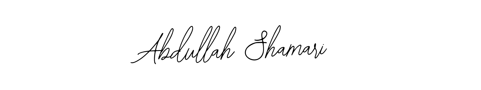 Also You can easily find your signature by using the search form. We will create Abdullah Shamari name handwritten signature images for you free of cost using Bearetta-2O07w sign style. Abdullah Shamari signature style 12 images and pictures png