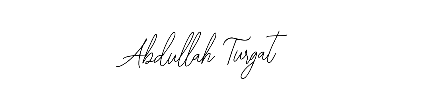 How to make Abdullah Turgat name signature. Use Bearetta-2O07w style for creating short signs online. This is the latest handwritten sign. Abdullah Turgat signature style 12 images and pictures png