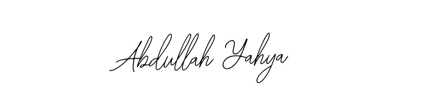 This is the best signature style for the Abdullah Yahya name. Also you like these signature font (Bearetta-2O07w). Mix name signature. Abdullah Yahya signature style 12 images and pictures png