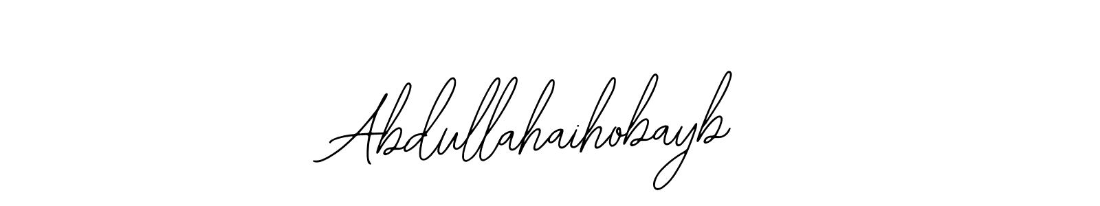 Also we have Abdullahaihobayb name is the best signature style. Create professional handwritten signature collection using Bearetta-2O07w autograph style. Abdullahaihobayb signature style 12 images and pictures png