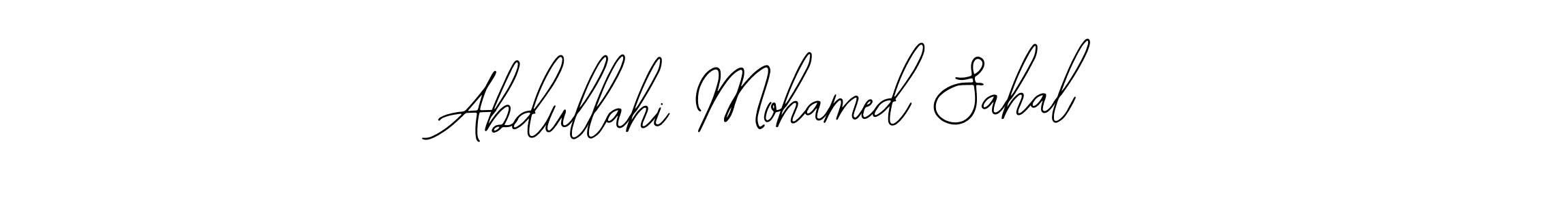 Also You can easily find your signature by using the search form. We will create Abdullahi Mohamed Sahal name handwritten signature images for you free of cost using Bearetta-2O07w sign style. Abdullahi Mohamed Sahal signature style 12 images and pictures png