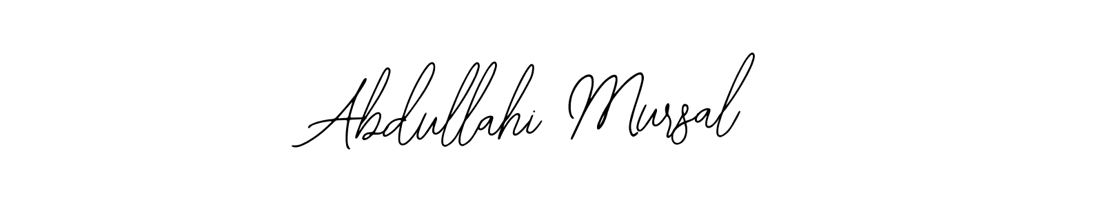 Bearetta-2O07w is a professional signature style that is perfect for those who want to add a touch of class to their signature. It is also a great choice for those who want to make their signature more unique. Get Abdullahi Mursal name to fancy signature for free. Abdullahi Mursal signature style 12 images and pictures png