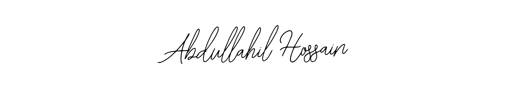 Also we have Abdullahil Hossain name is the best signature style. Create professional handwritten signature collection using Bearetta-2O07w autograph style. Abdullahil Hossain signature style 12 images and pictures png