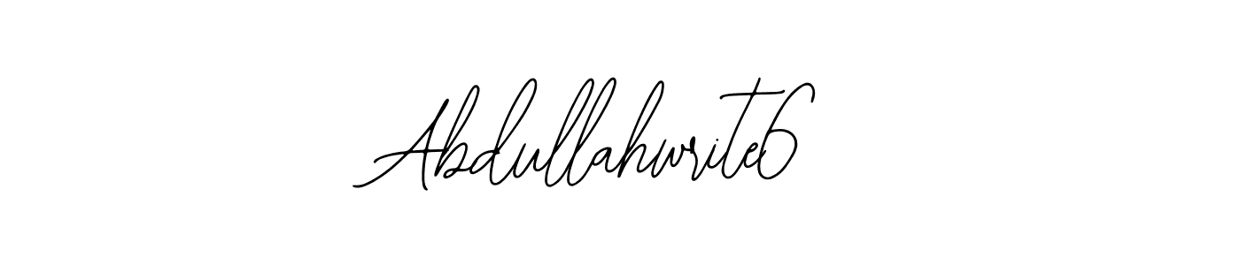 How to make Abdullahwrite6 signature? Bearetta-2O07w is a professional autograph style. Create handwritten signature for Abdullahwrite6 name. Abdullahwrite6 signature style 12 images and pictures png