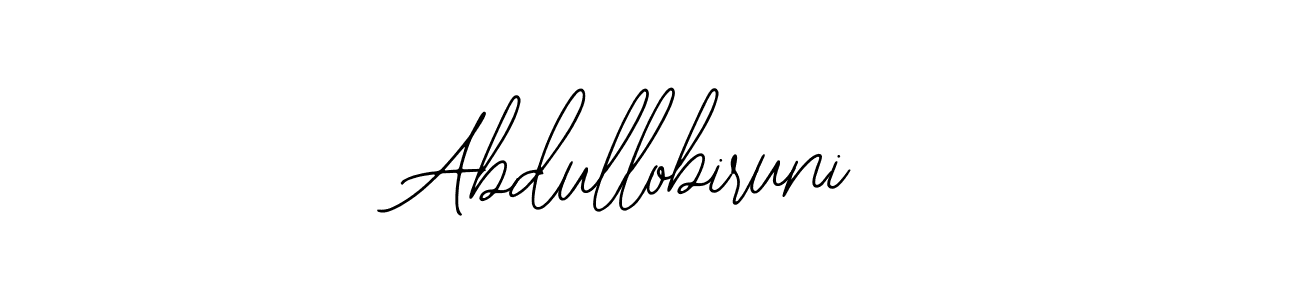 Create a beautiful signature design for name Abdullobiruni. With this signature (Bearetta-2O07w) fonts, you can make a handwritten signature for free. Abdullobiruni signature style 12 images and pictures png