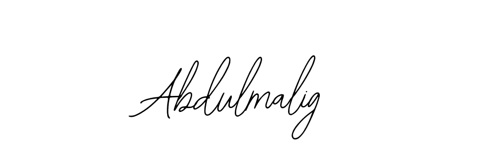 You should practise on your own different ways (Bearetta-2O07w) to write your name (Abdulmalig) in signature. don't let someone else do it for you. Abdulmalig signature style 12 images and pictures png
