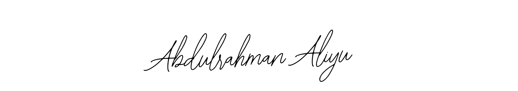 Also we have Abdulrahman Aliyu name is the best signature style. Create professional handwritten signature collection using Bearetta-2O07w autograph style. Abdulrahman Aliyu signature style 12 images and pictures png