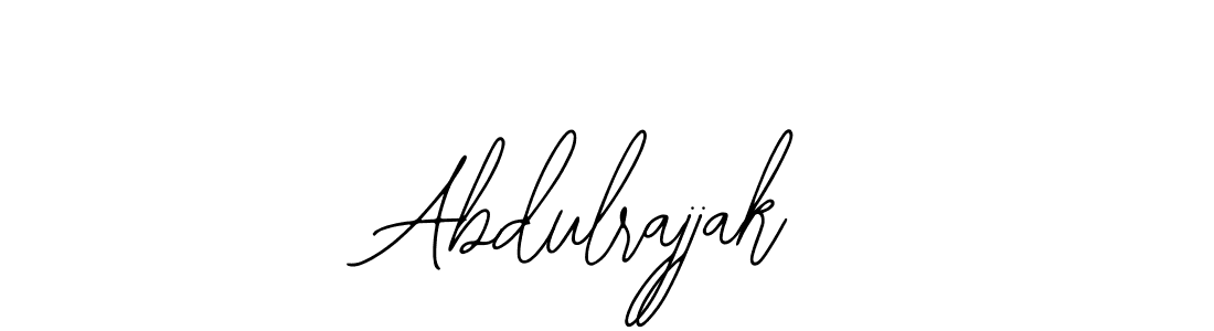 You should practise on your own different ways (Bearetta-2O07w) to write your name (Abdulrajjak) in signature. don't let someone else do it for you. Abdulrajjak signature style 12 images and pictures png
