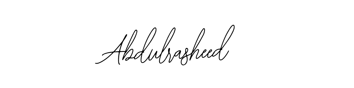 How to make Abdulrasheed name signature. Use Bearetta-2O07w style for creating short signs online. This is the latest handwritten sign. Abdulrasheed signature style 12 images and pictures png