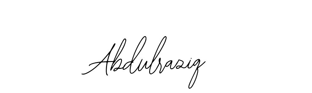 How to make Abdulraziq name signature. Use Bearetta-2O07w style for creating short signs online. This is the latest handwritten sign. Abdulraziq signature style 12 images and pictures png