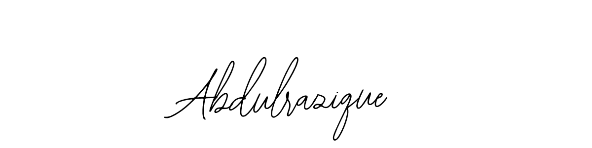 The best way (Bearetta-2O07w) to make a short signature is to pick only two or three words in your name. The name Abdulrazique include a total of six letters. For converting this name. Abdulrazique signature style 12 images and pictures png