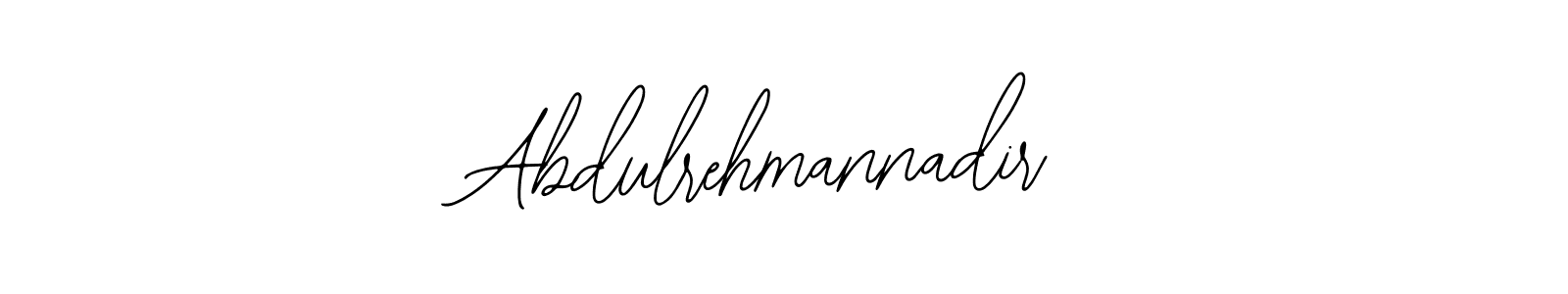 Use a signature maker to create a handwritten signature online. With this signature software, you can design (Bearetta-2O07w) your own signature for name Abdulrehmannadir. Abdulrehmannadir signature style 12 images and pictures png