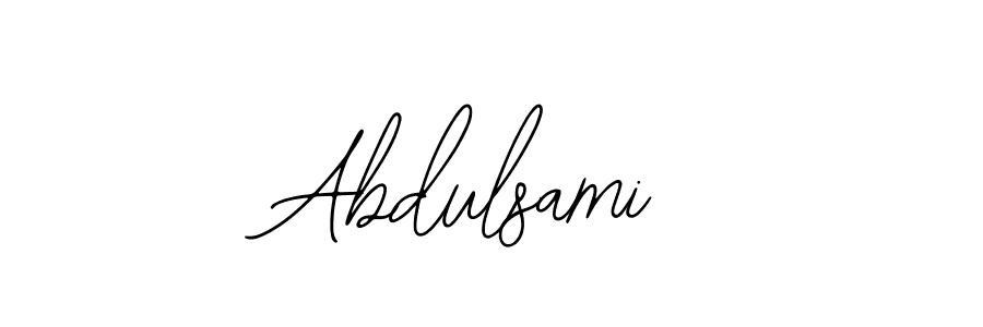 You should practise on your own different ways (Bearetta-2O07w) to write your name (Abdulsami) in signature. don't let someone else do it for you. Abdulsami signature style 12 images and pictures png