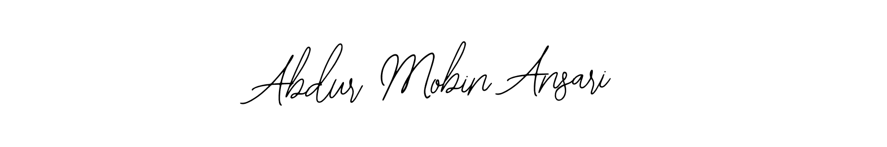 How to make Abdur Mobin Ansari name signature. Use Bearetta-2O07w style for creating short signs online. This is the latest handwritten sign. Abdur Mobin Ansari signature style 12 images and pictures png