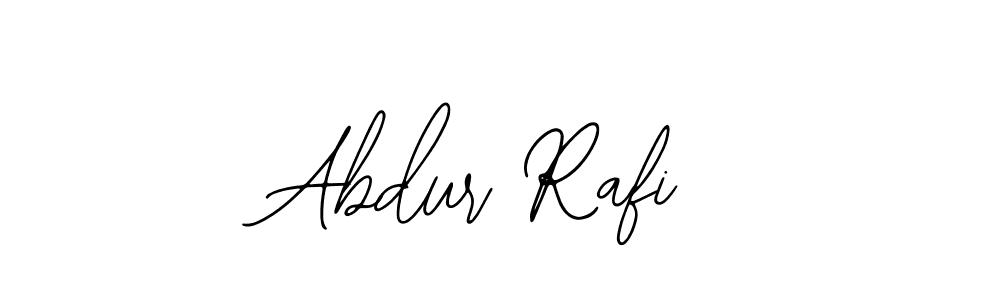 The best way (Bearetta-2O07w) to make a short signature is to pick only two or three words in your name. The name Abdur Rafi include a total of six letters. For converting this name. Abdur Rafi signature style 12 images and pictures png