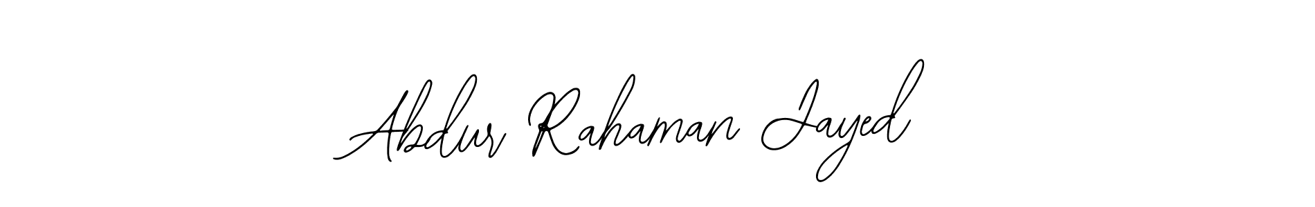 Similarly Bearetta-2O07w is the best handwritten signature design. Signature creator online .You can use it as an online autograph creator for name Abdur Rahaman Jayed. Abdur Rahaman Jayed signature style 12 images and pictures png