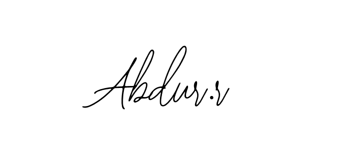 You should practise on your own different ways (Bearetta-2O07w) to write your name (Abdur.r) in signature. don't let someone else do it for you. Abdur.r signature style 12 images and pictures png