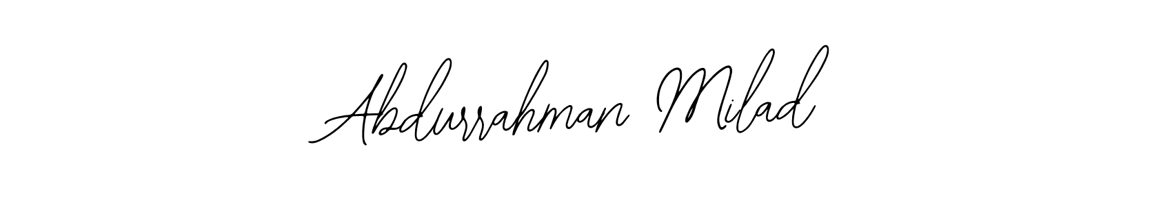 It looks lik you need a new signature style for name Abdurrahman Milad. Design unique handwritten (Bearetta-2O07w) signature with our free signature maker in just a few clicks. Abdurrahman Milad signature style 12 images and pictures png