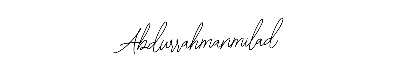 Use a signature maker to create a handwritten signature online. With this signature software, you can design (Bearetta-2O07w) your own signature for name Abdurrahmanmilad. Abdurrahmanmilad signature style 12 images and pictures png