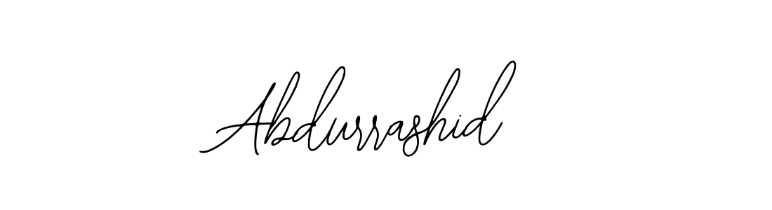 How to make Abdurrashid name signature. Use Bearetta-2O07w style for creating short signs online. This is the latest handwritten sign. Abdurrashid signature style 12 images and pictures png