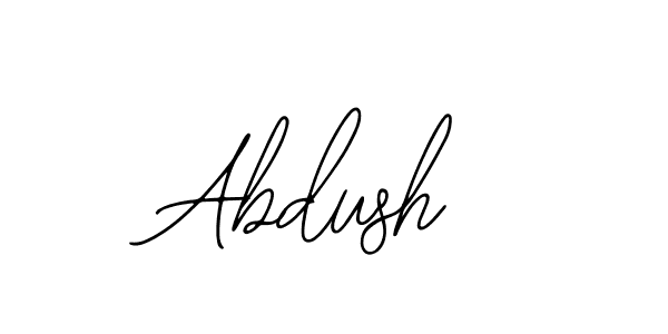 Use a signature maker to create a handwritten signature online. With this signature software, you can design (Bearetta-2O07w) your own signature for name Abdush. Abdush signature style 12 images and pictures png