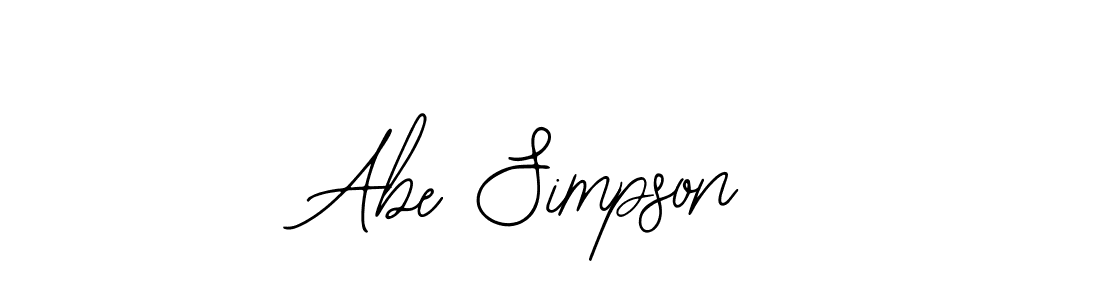 Use a signature maker to create a handwritten signature online. With this signature software, you can design (Bearetta-2O07w) your own signature for name Abe Simpson. Abe Simpson signature style 12 images and pictures png