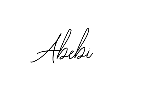 Use a signature maker to create a handwritten signature online. With this signature software, you can design (Bearetta-2O07w) your own signature for name Abebi. Abebi signature style 12 images and pictures png