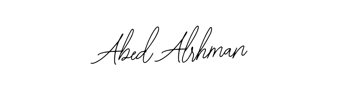 The best way (Bearetta-2O07w) to make a short signature is to pick only two or three words in your name. The name Abed Alrhman include a total of six letters. For converting this name. Abed Alrhman signature style 12 images and pictures png