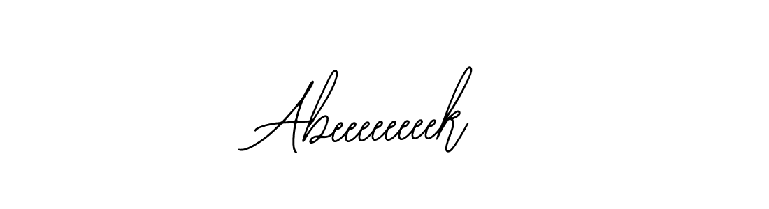 How to Draw Abeeeeeeeek signature style? Bearetta-2O07w is a latest design signature styles for name Abeeeeeeeek. Abeeeeeeeek signature style 12 images and pictures png