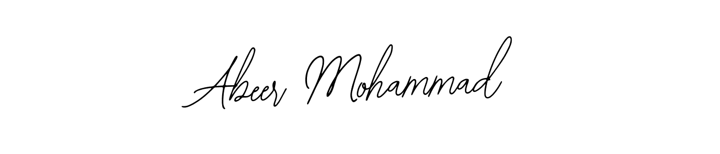 This is the best signature style for the Abeer Mohammad name. Also you like these signature font (Bearetta-2O07w). Mix name signature. Abeer Mohammad signature style 12 images and pictures png
