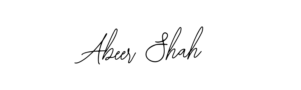 Use a signature maker to create a handwritten signature online. With this signature software, you can design (Bearetta-2O07w) your own signature for name Abeer Shah. Abeer Shah signature style 12 images and pictures png