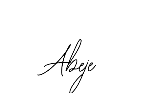 if you are searching for the best signature style for your name Abeje. so please give up your signature search. here we have designed multiple signature styles  using Bearetta-2O07w. Abeje signature style 12 images and pictures png