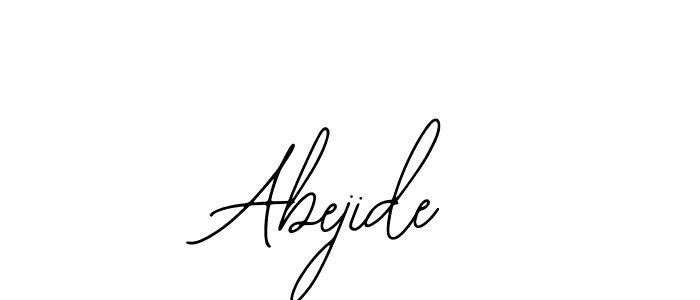 How to make Abejide name signature. Use Bearetta-2O07w style for creating short signs online. This is the latest handwritten sign. Abejide signature style 12 images and pictures png