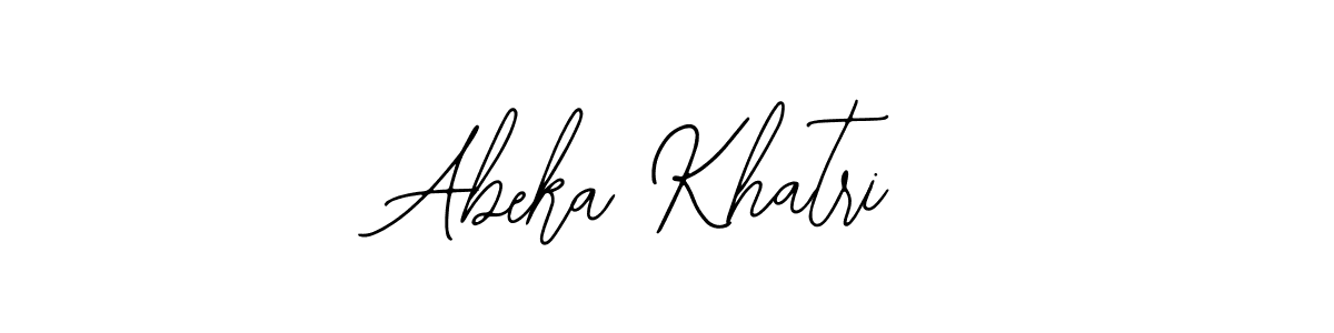 The best way (Bearetta-2O07w) to make a short signature is to pick only two or three words in your name. The name Abeka Khatri include a total of six letters. For converting this name. Abeka Khatri signature style 12 images and pictures png