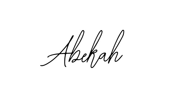 Design your own signature with our free online signature maker. With this signature software, you can create a handwritten (Bearetta-2O07w) signature for name Abekah. Abekah signature style 12 images and pictures png