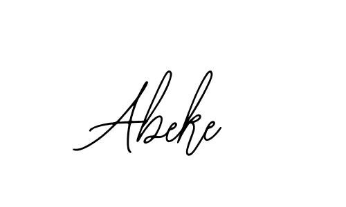 How to make Abeke signature? Bearetta-2O07w is a professional autograph style. Create handwritten signature for Abeke name. Abeke signature style 12 images and pictures png