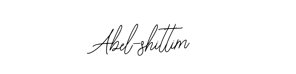 How to make Abel-shittim name signature. Use Bearetta-2O07w style for creating short signs online. This is the latest handwritten sign. Abel-shittim signature style 12 images and pictures png